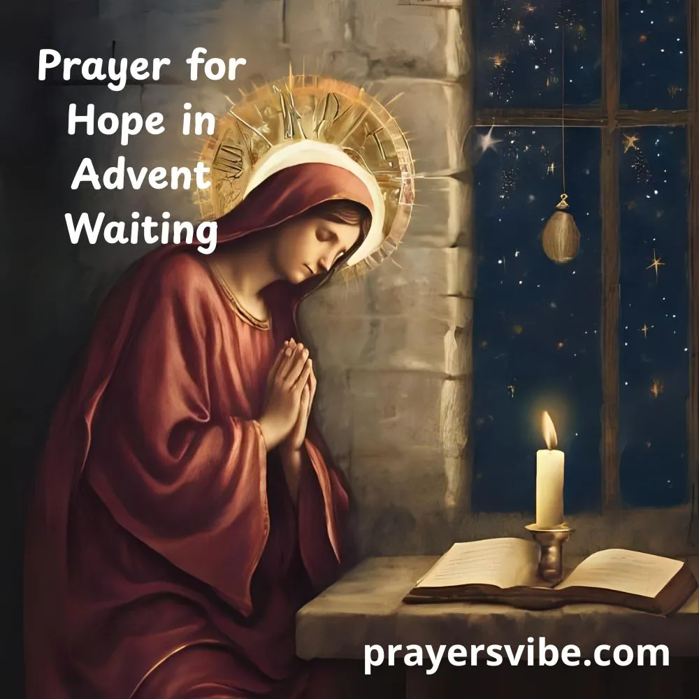 Prayer for Hope in Advent Waiting