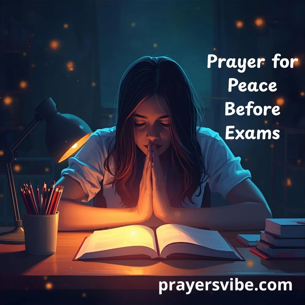 Prayer for Peace Before Exams