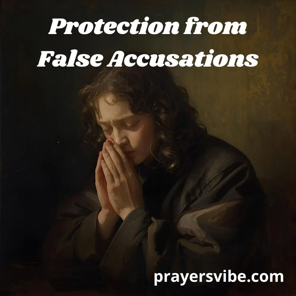 Prayer for Protection from False Accusations