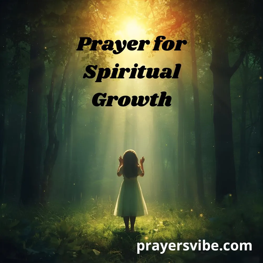 Prayer for Spiritual Growth