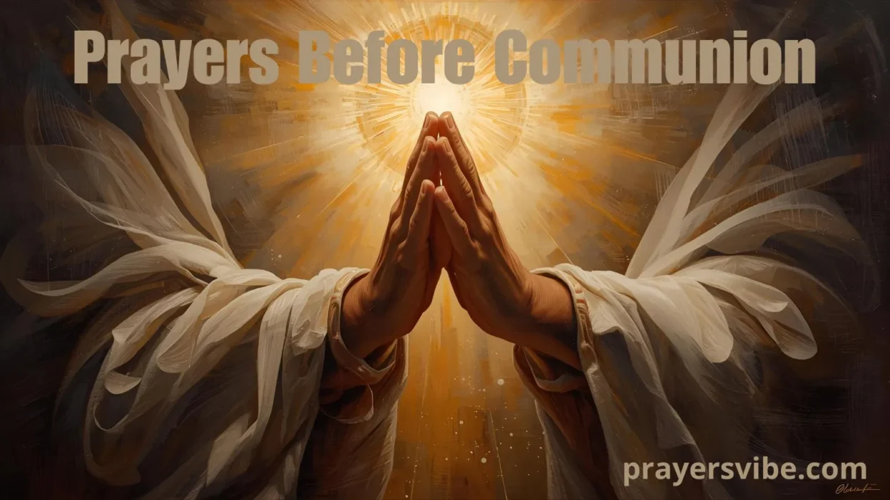Prayers Before Communion