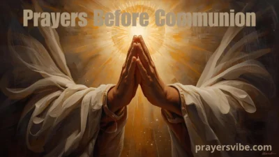 Prayers Before Communion