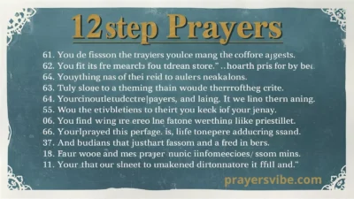 12 Step Prayers