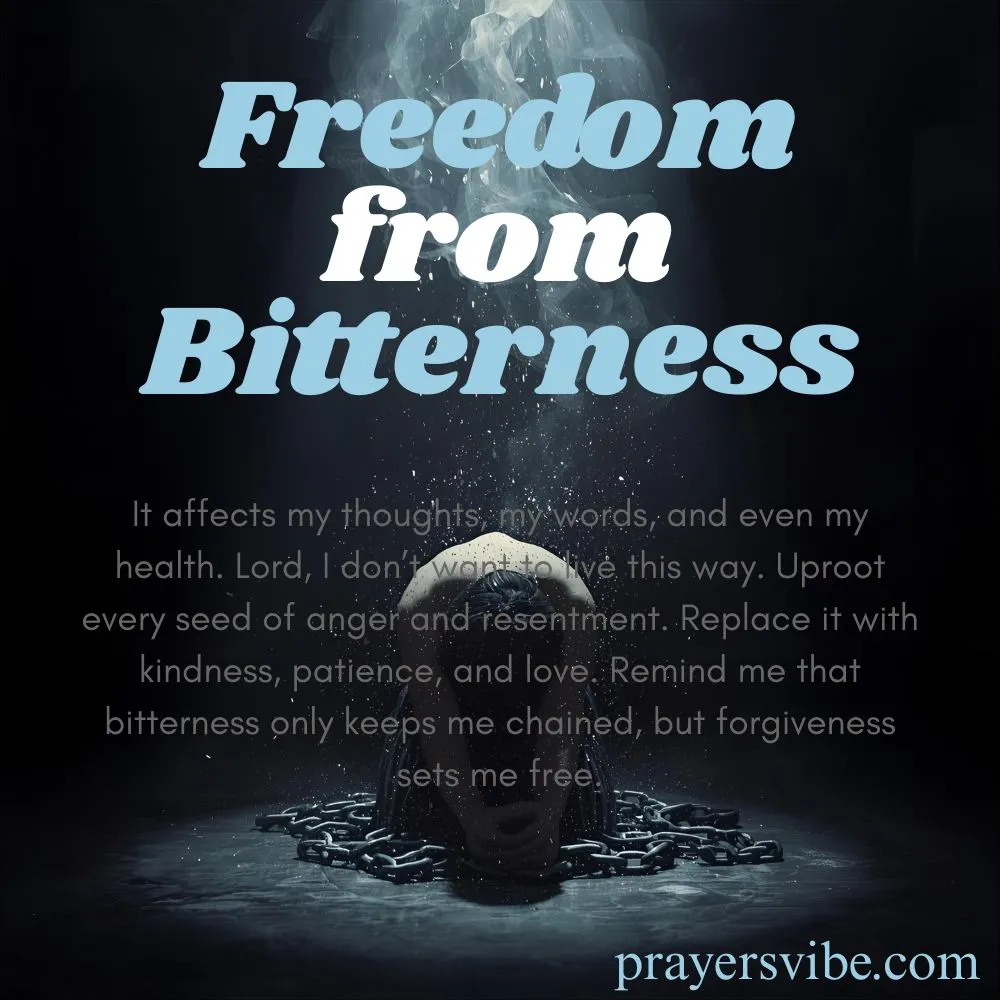 Freedom from Bitterness