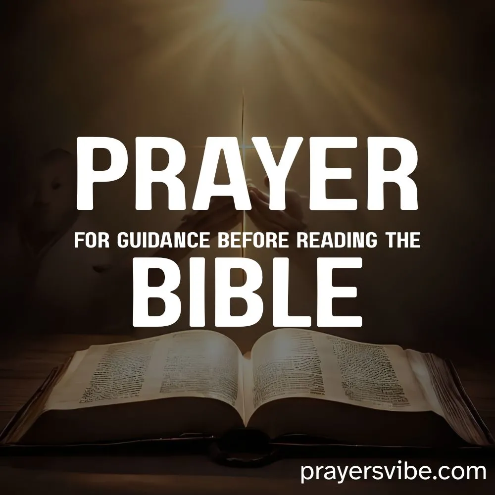 Guidance Before Reading the Bible