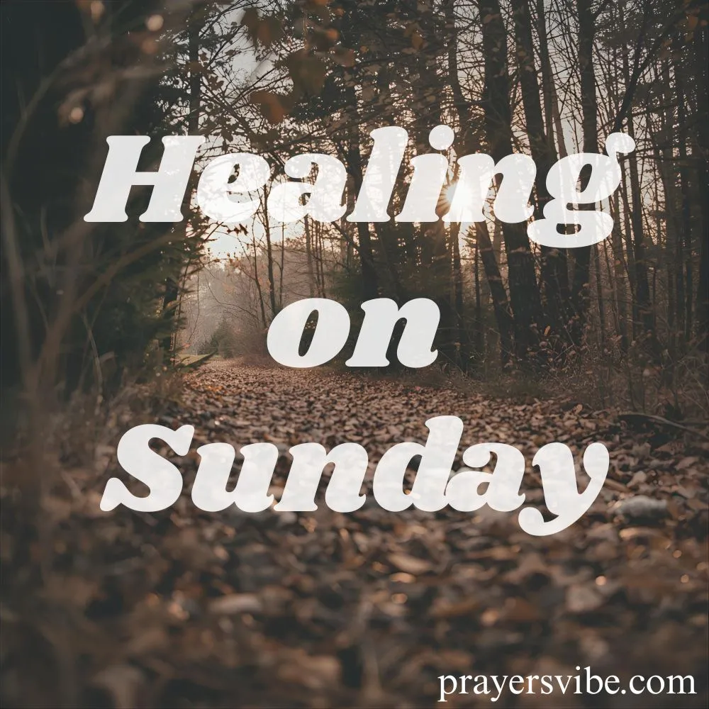 Healing on Sunday
