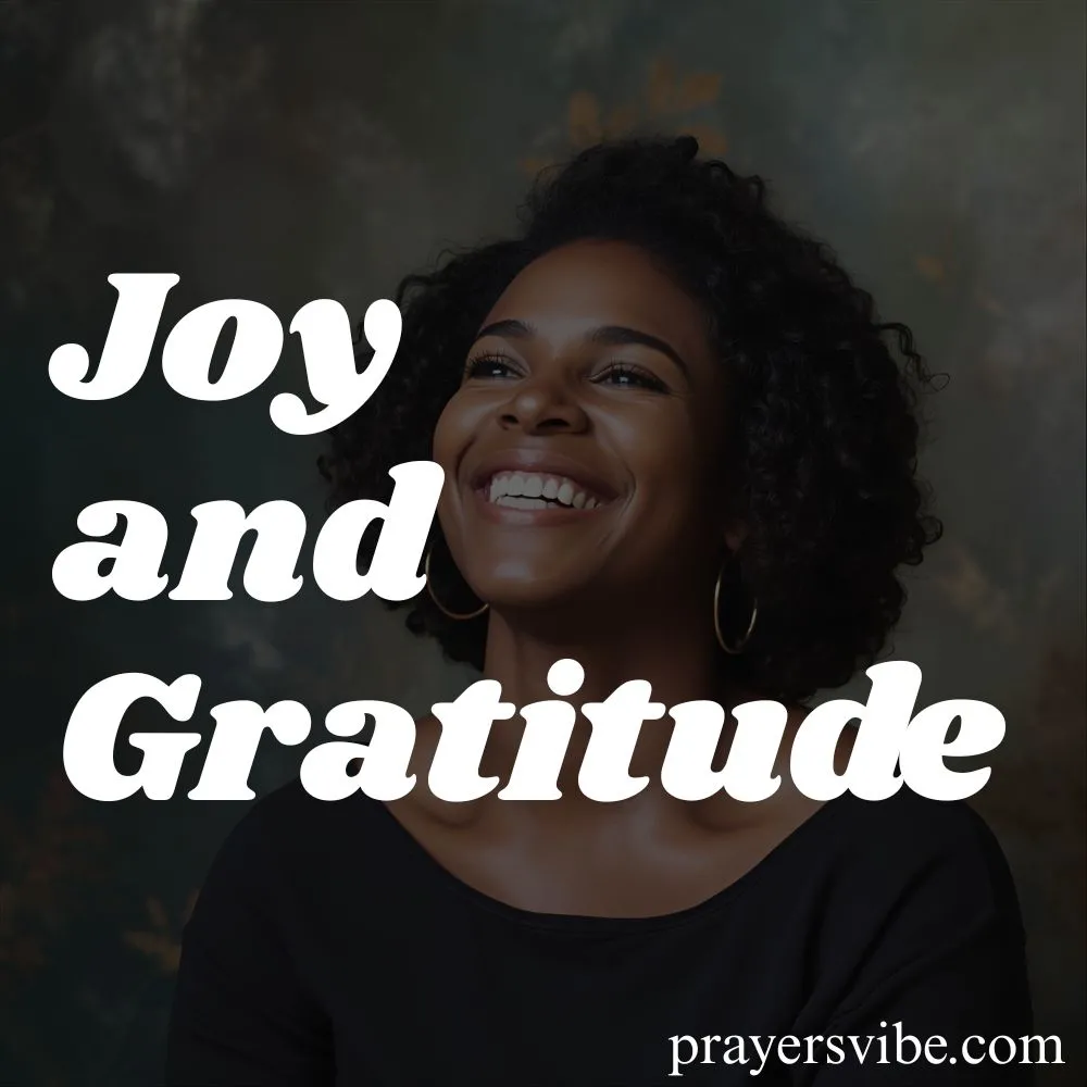 Joy and Gratitude