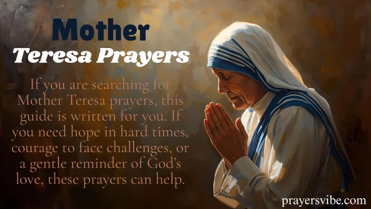 Mother Teresa Prayers