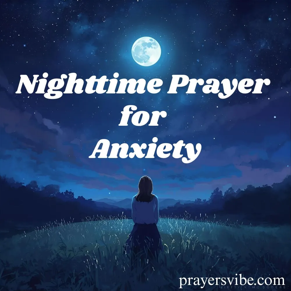 Nighttime Prayer for Anxiety
