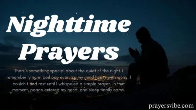 Nighttime Prayers