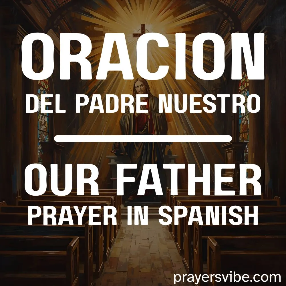 Our Father Prayer in Spanish