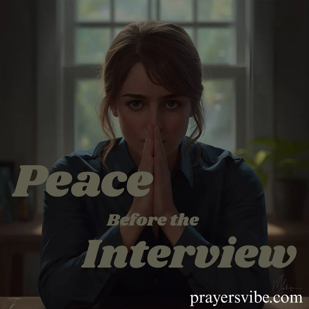 Peace Before the Interview