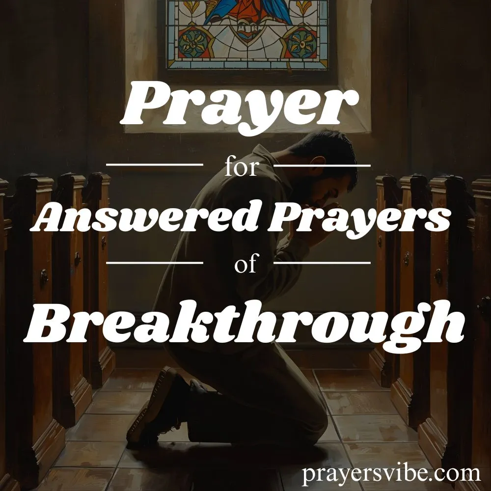 Prayer for Answered Prayers of Breakthrough