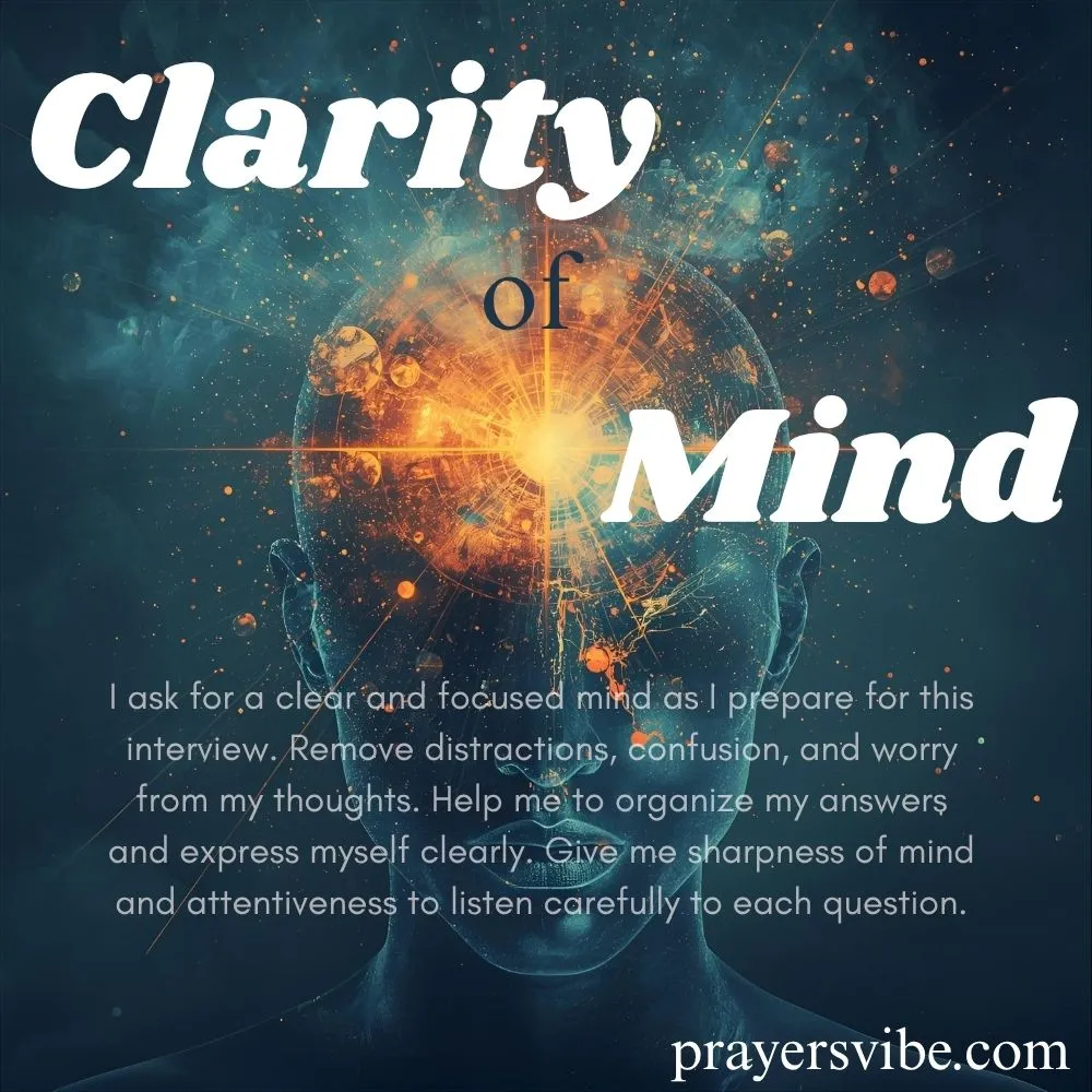 Prayer for Clarity of Mind