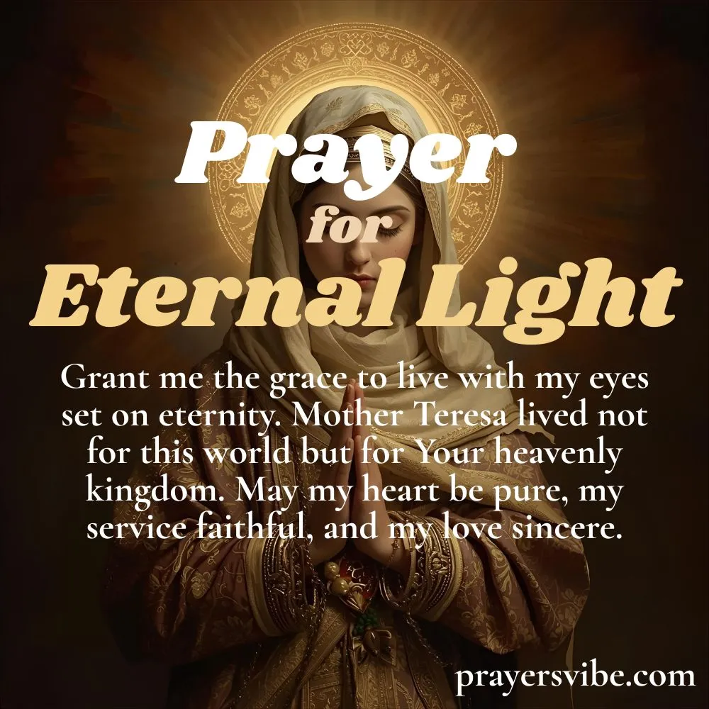 Prayer for Eternal Light