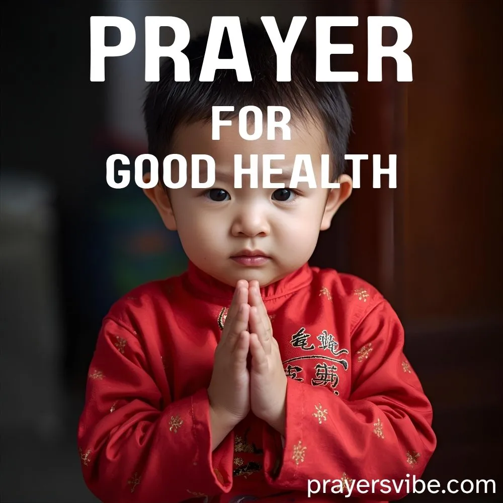 Prayer for Good Health