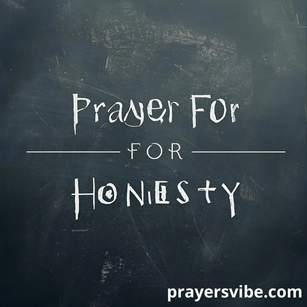 Prayer for Honesty in Step Five