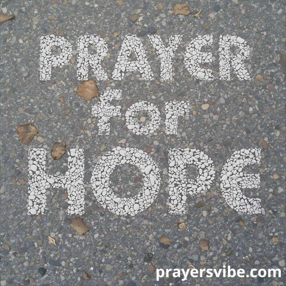 Prayer for Hope in Step Two