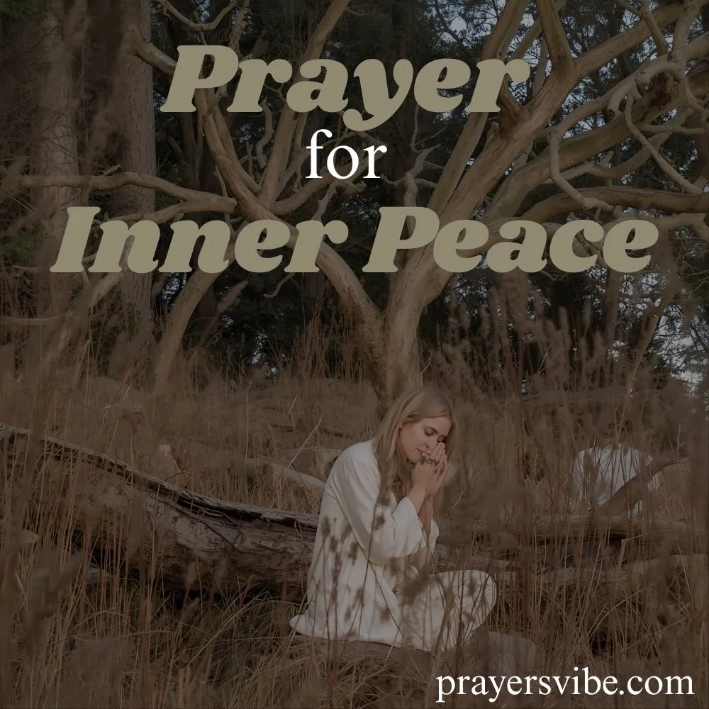 Prayer for Inner Peace