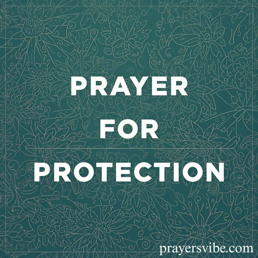 Prayer for Protection