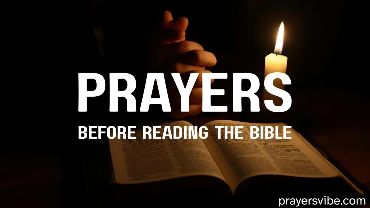 Prayers Before Reading the Bible
