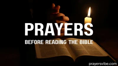 Prayers Before Reading the Bible