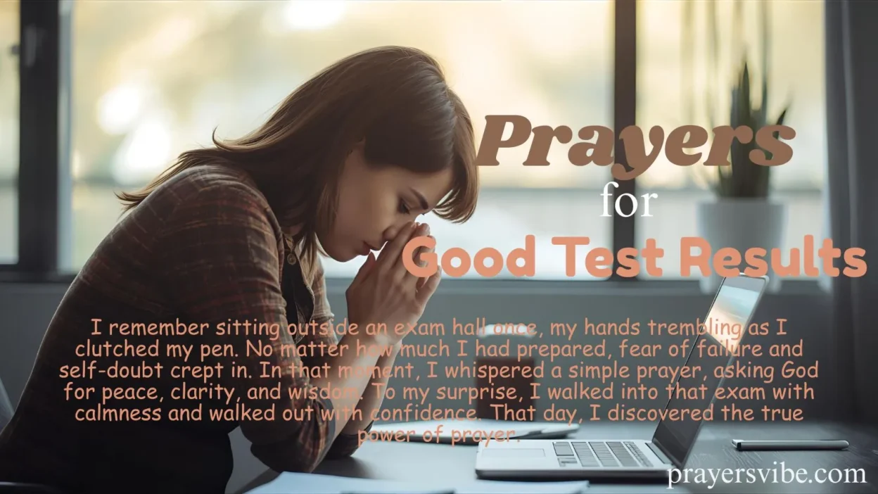 prayers for good test results