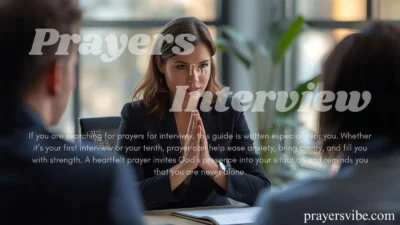 Prayers for Interview