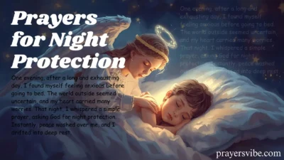 Prayers for Night Protection
