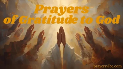 Prayers of Gratitude to God