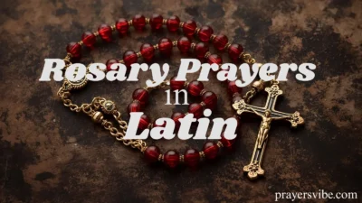 Rosary Prayers in Latin