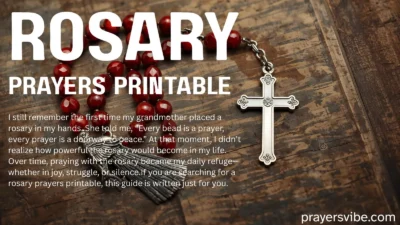 Rosary Prayers Printable
