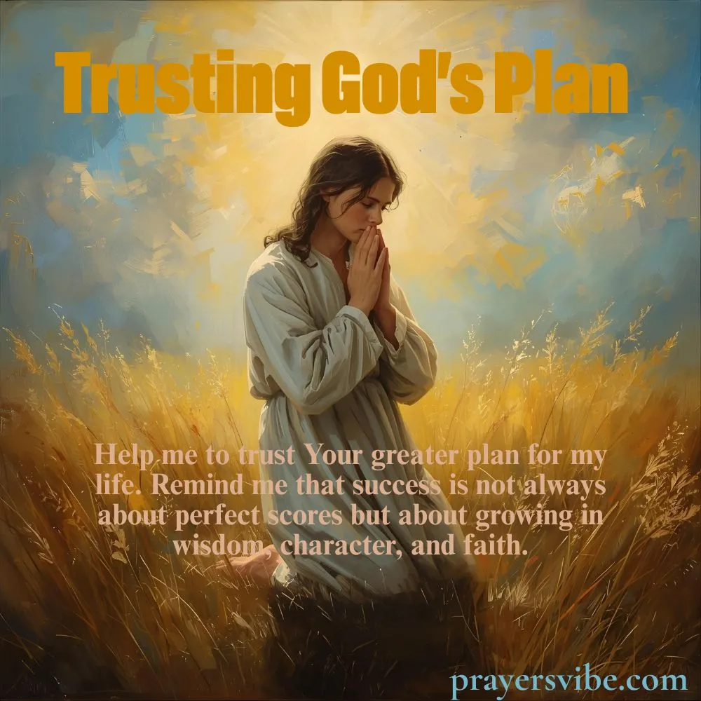 Trusting God’s Plan
