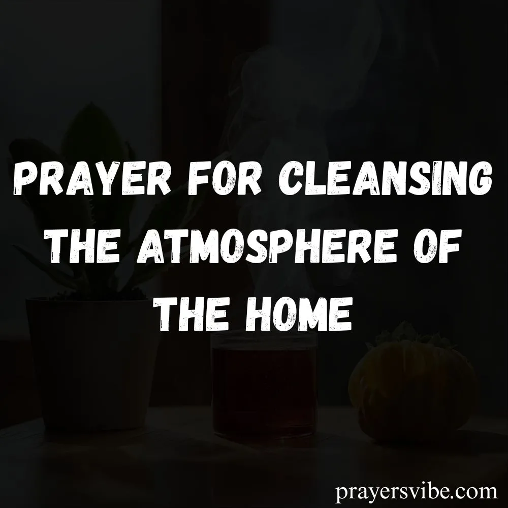 Cleansing the Atmosphere of the Home