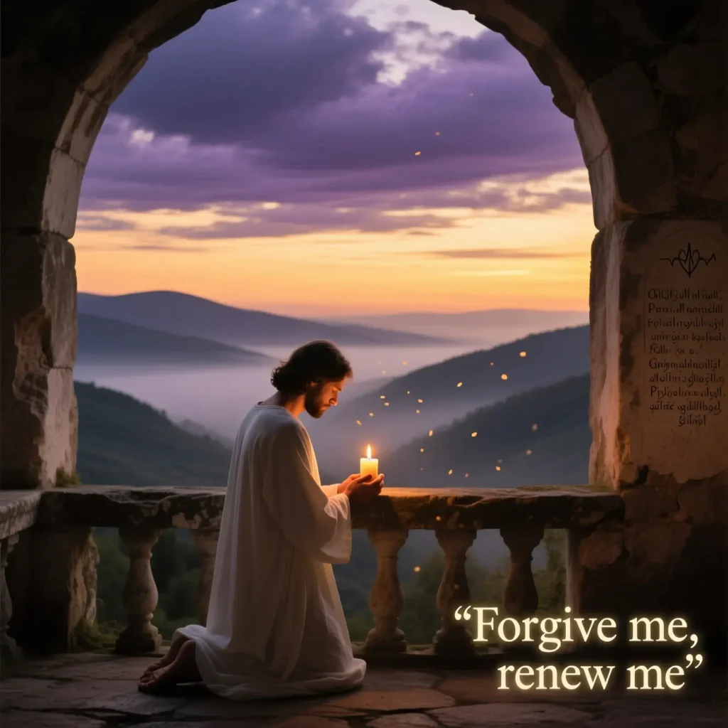Evening Prayer for Forgiveness and Renewal