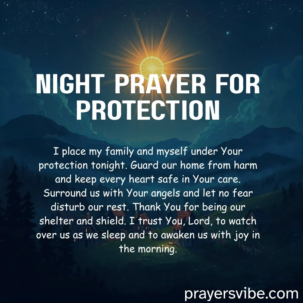 Night Prayer for Protection