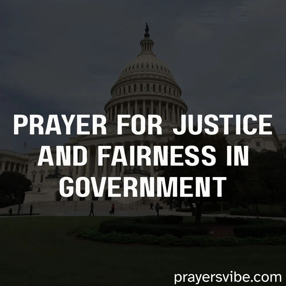 Justice and Fairness in Government