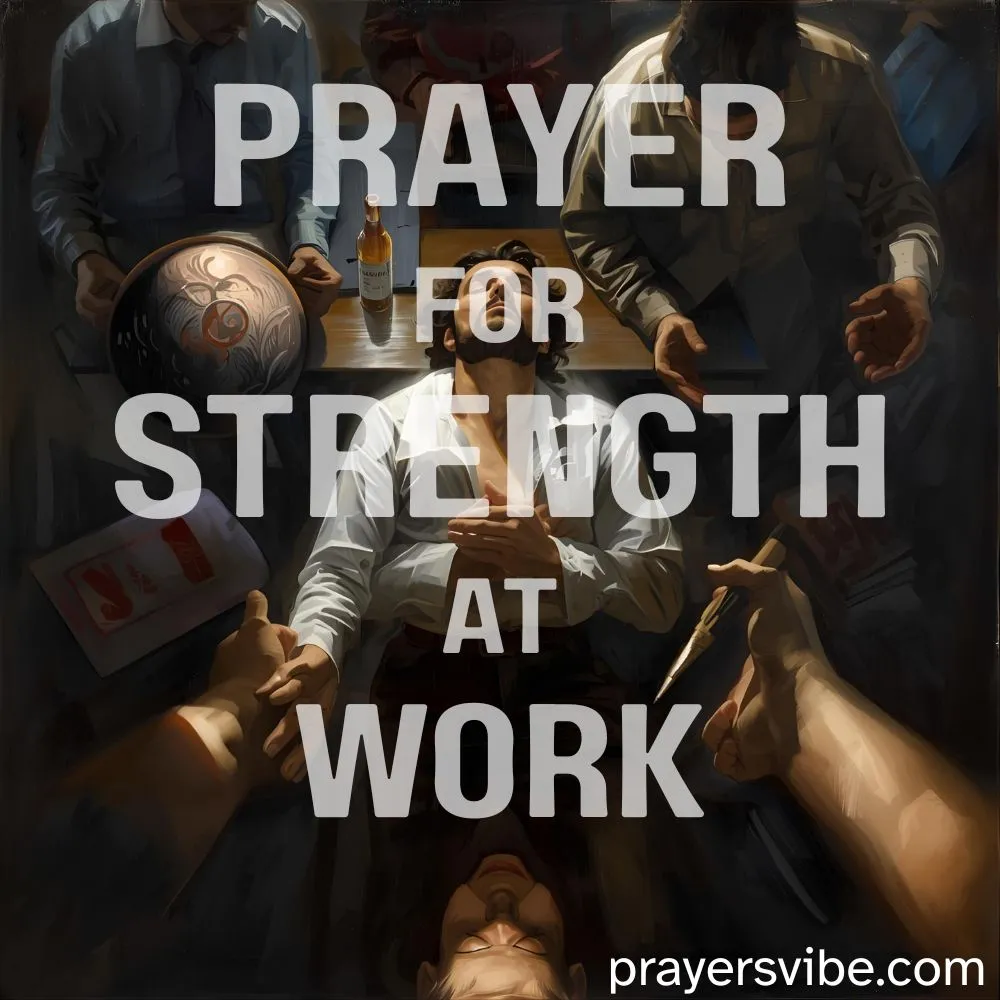 Prayer for Strength at Work