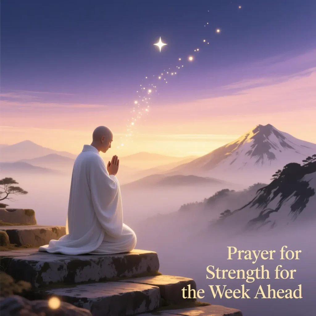Prayer for Strength for the Week Ahead