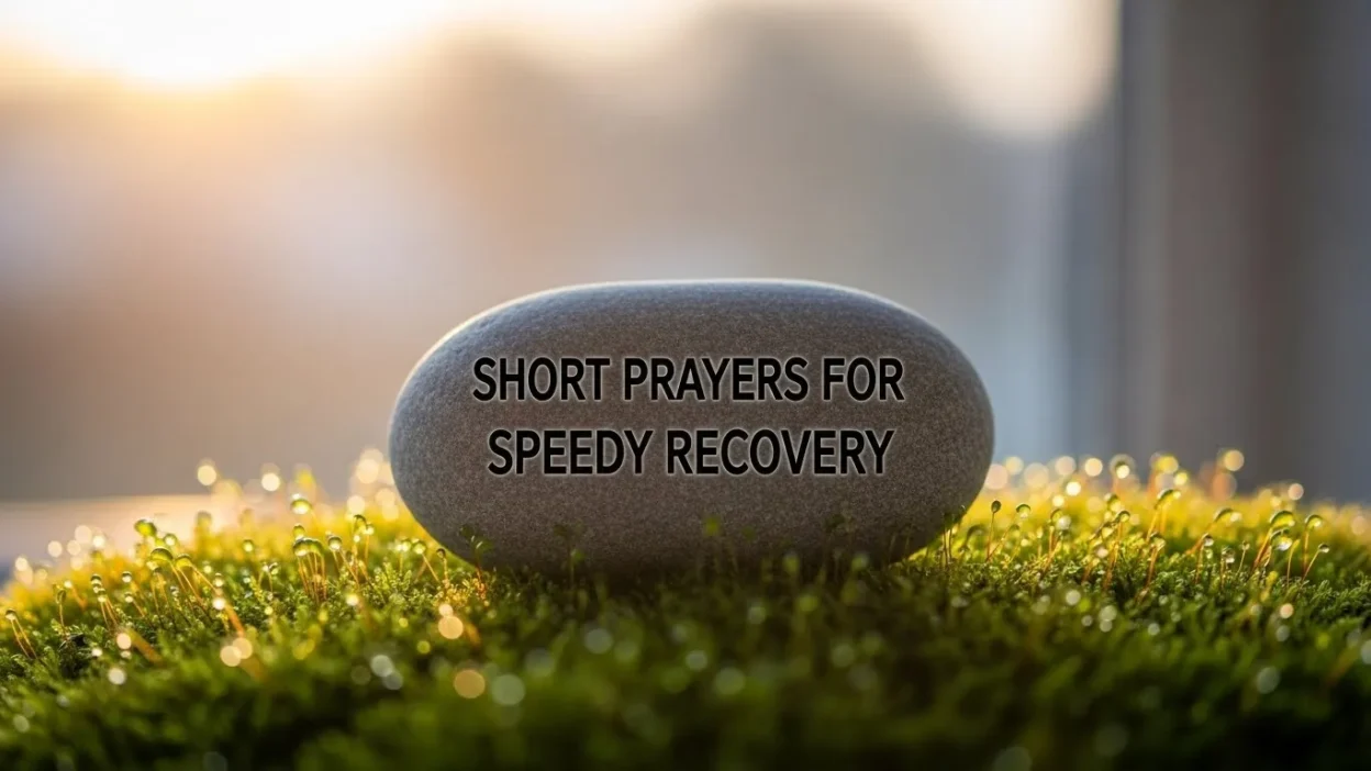 Short Prayers for Speedy Recovery