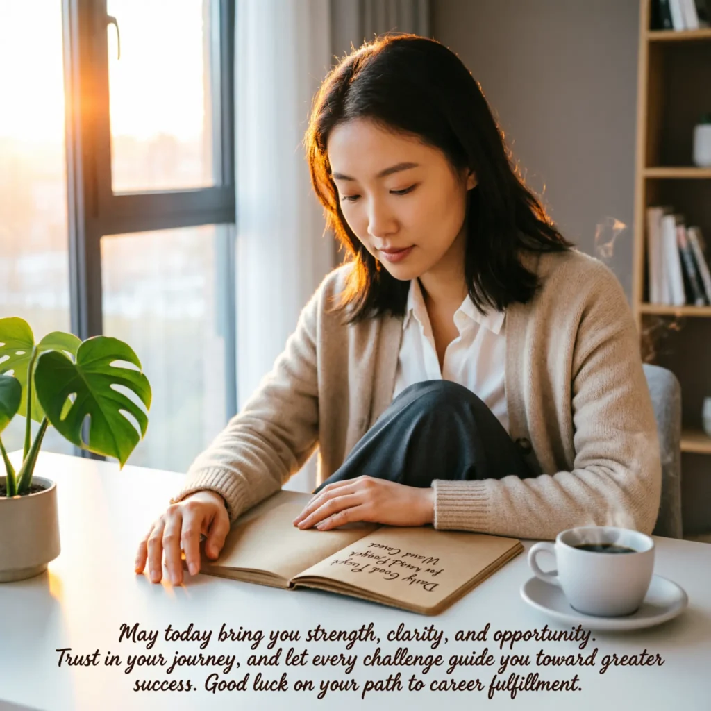 Daily Good Luck Prayer for Work and Career