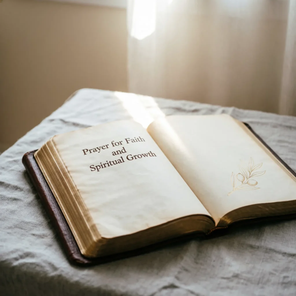 Prayer for Faith and Spiritual Growth