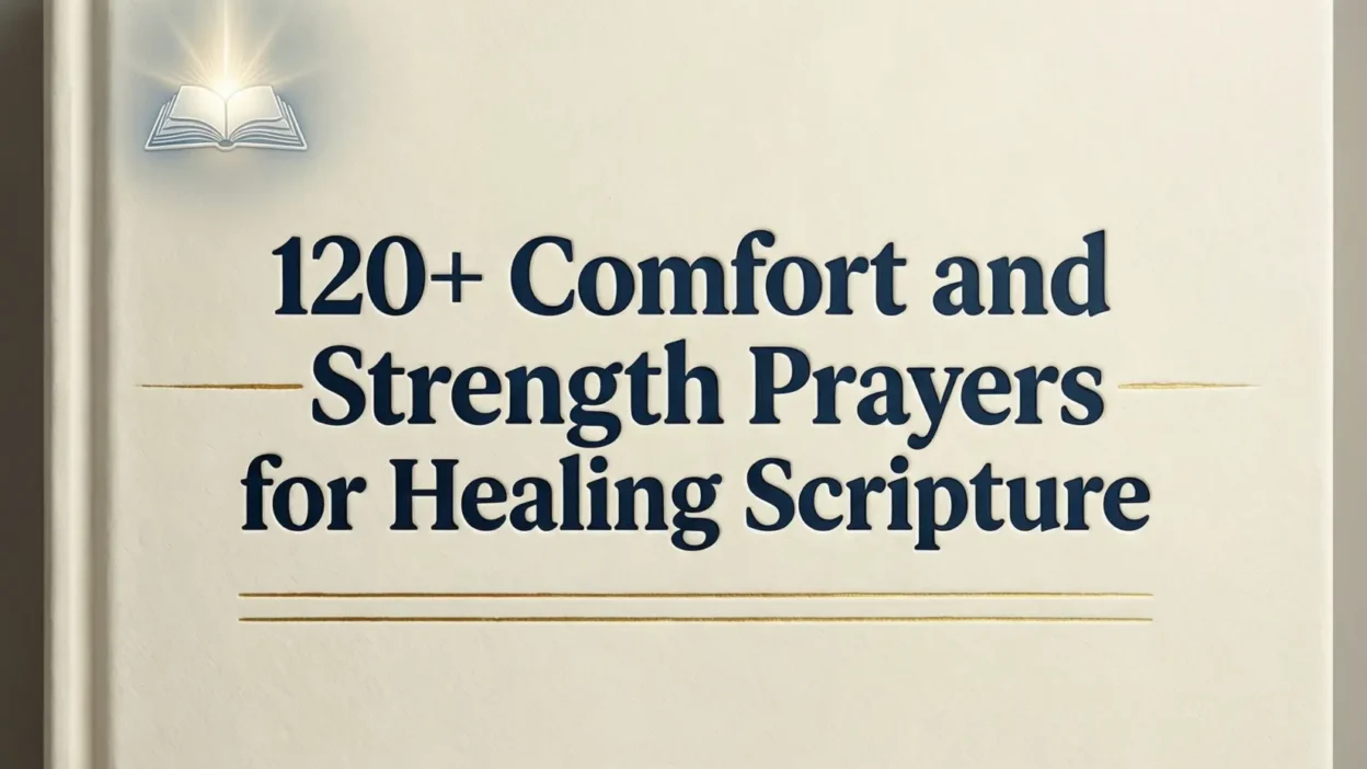 Prayers for Healing Scripture