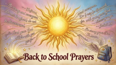 Scripture for Back to School Prayers