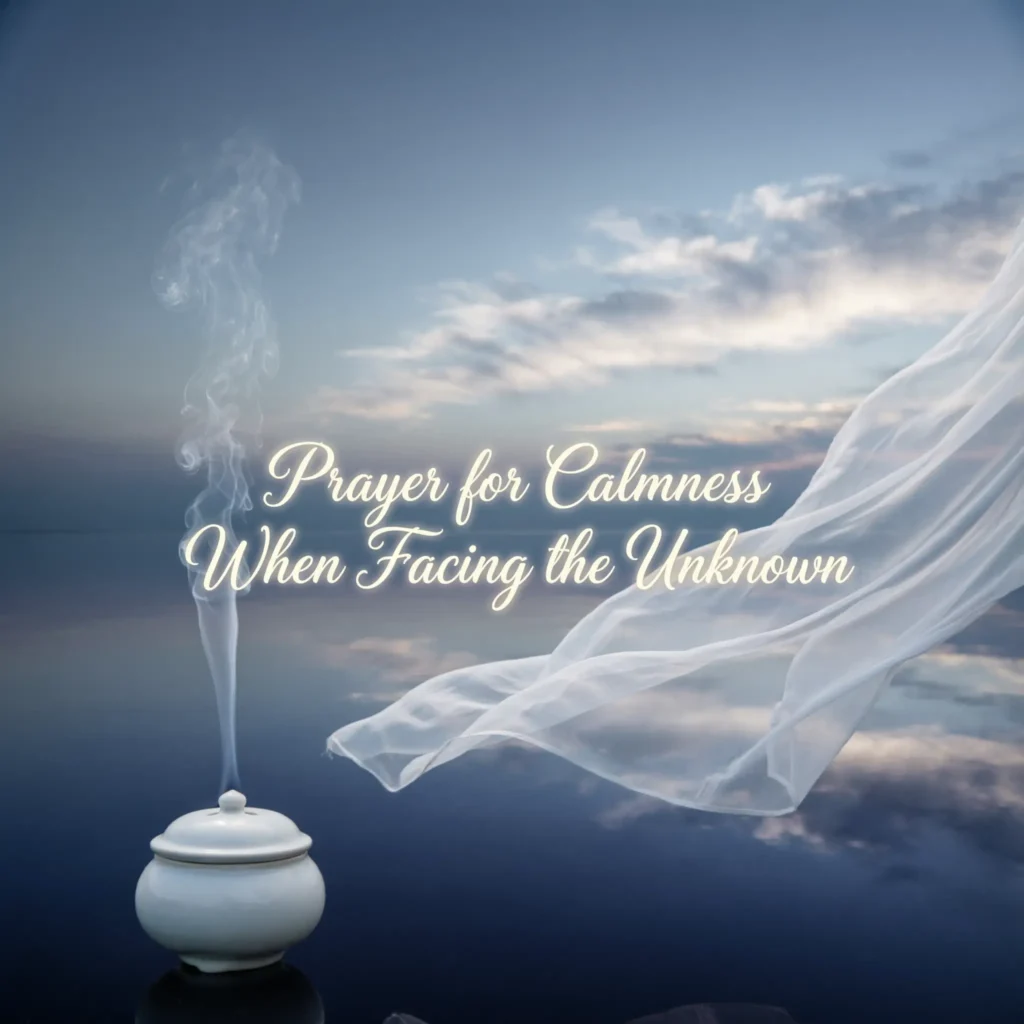 Prayer for Calmness When Facing the Unknown