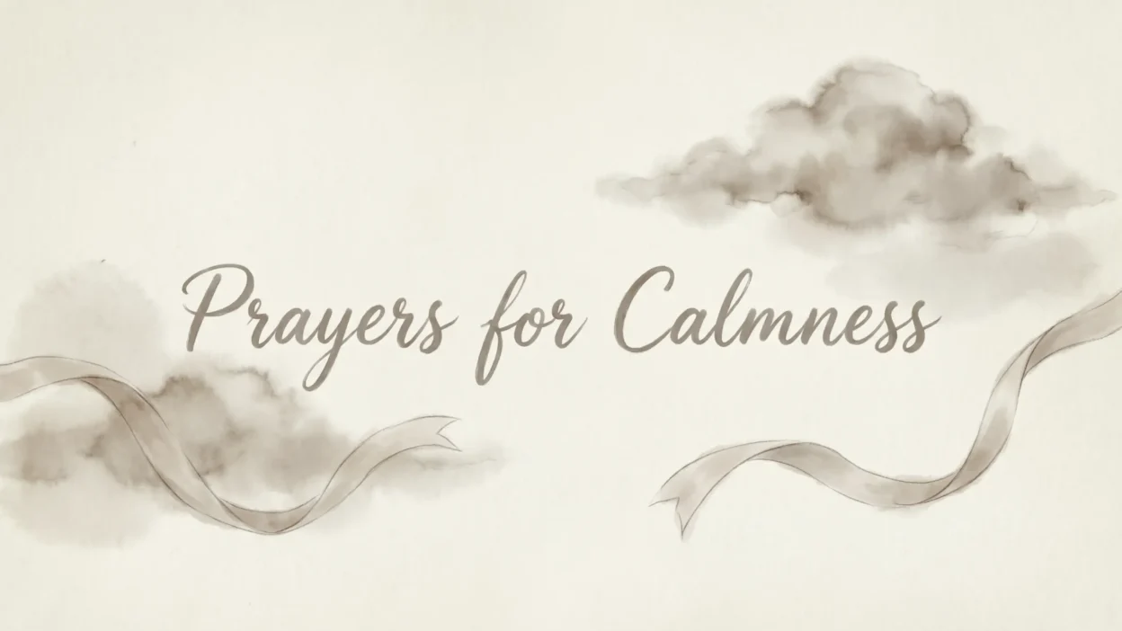 Prayers for Calmness