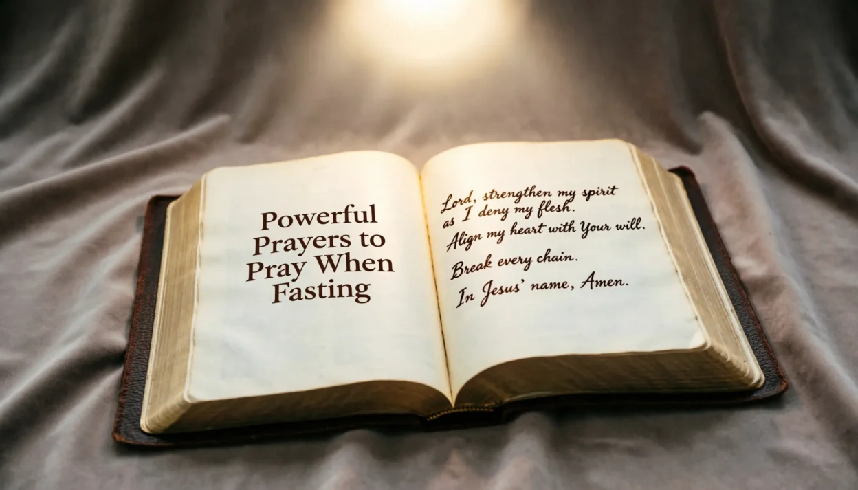 Prayers to Pray When Fasting