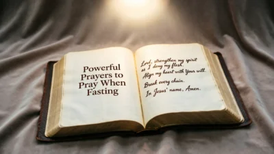 Prayers to Pray When Fasting