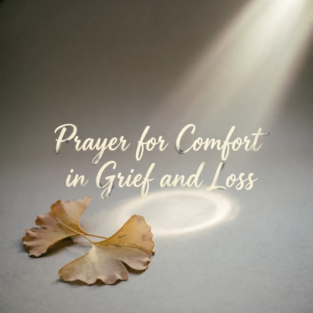 Prayer for Comfort in Grief and Loss