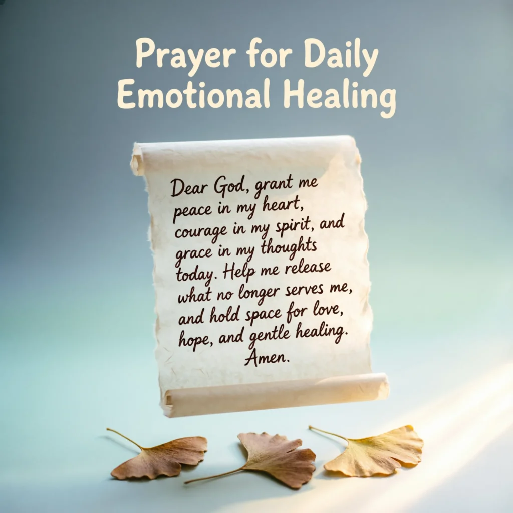 Prayer for Daily Emotional Healing